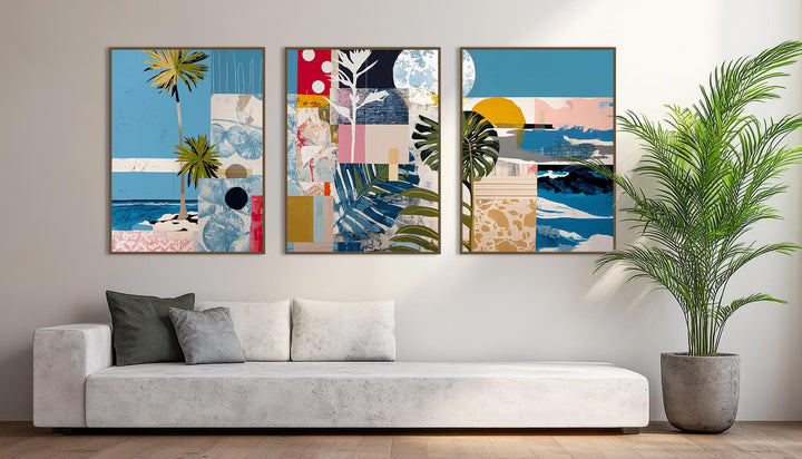 Composição - Colagem Colors Abstrata 01