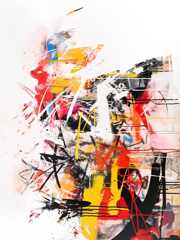 Novo Abstrato Expressionista Girl