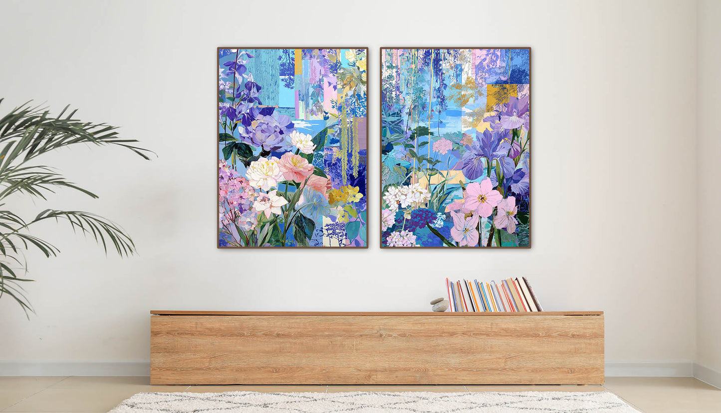 Composição - Colagem Floral