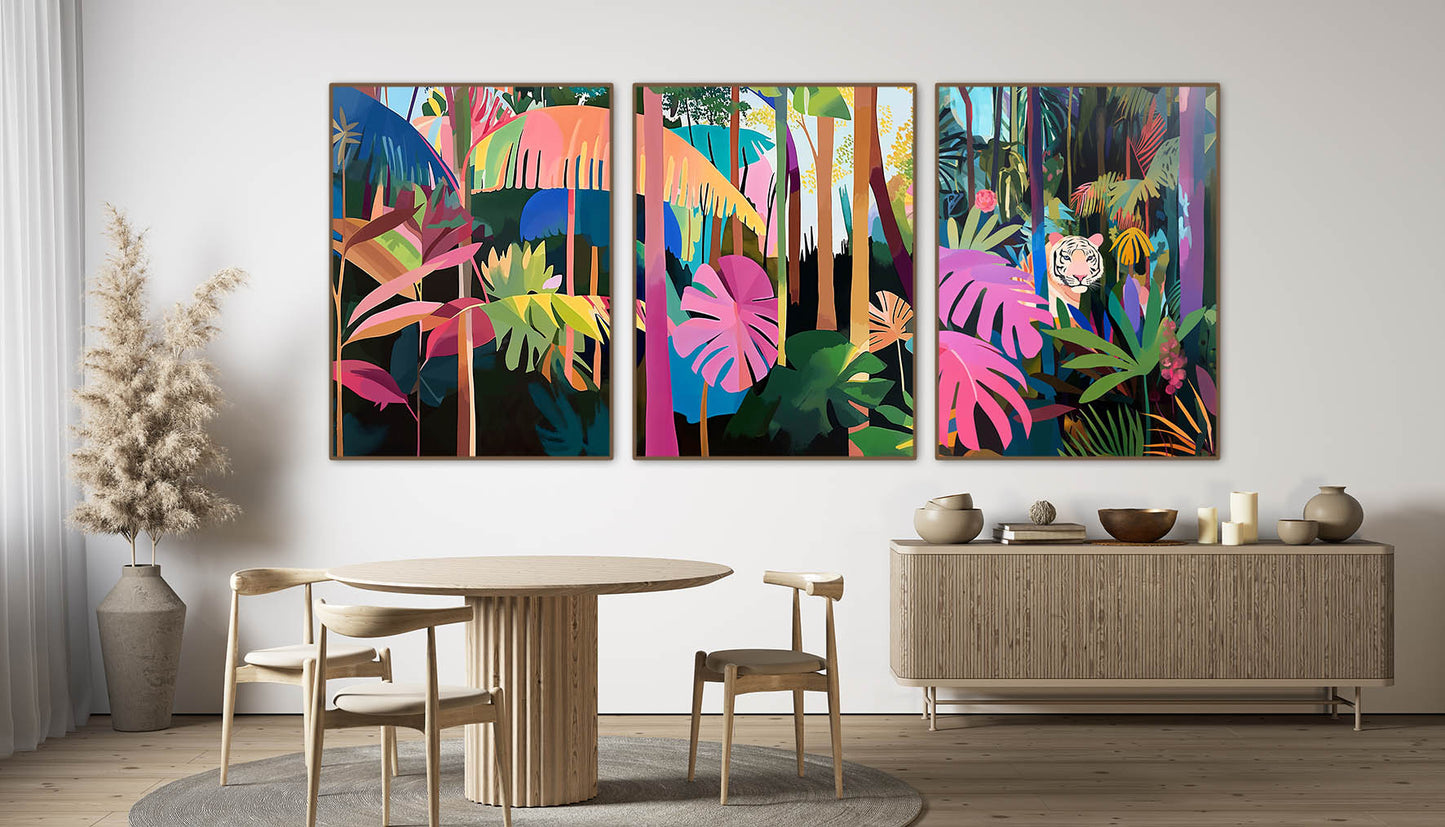 Composição - Mata Colors com Tigre