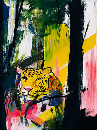 Onça na Mata Abstrata B