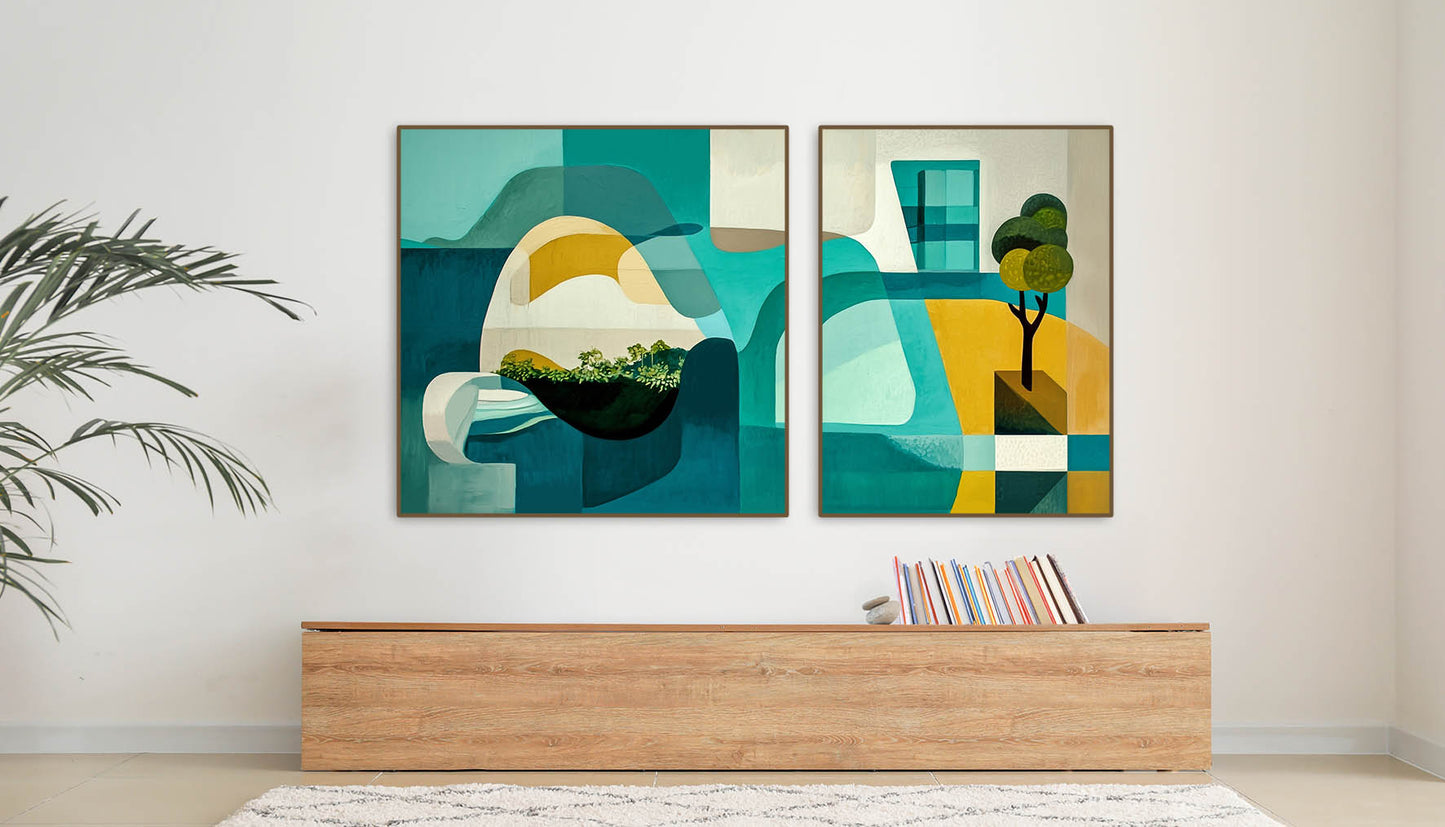 Composição - Paisagismo Abstrato 3