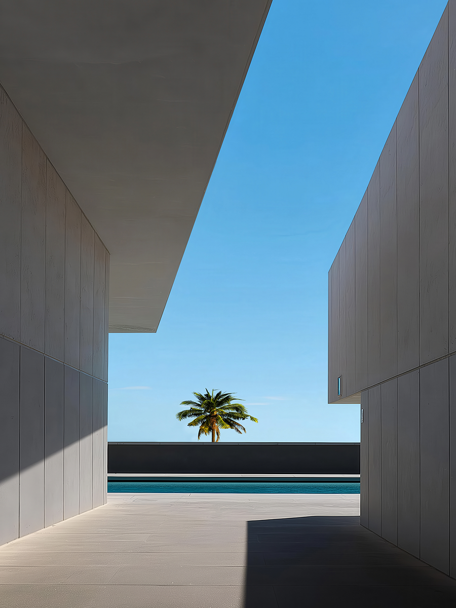 Quadro Decorativo Arquitetura Tropical 1