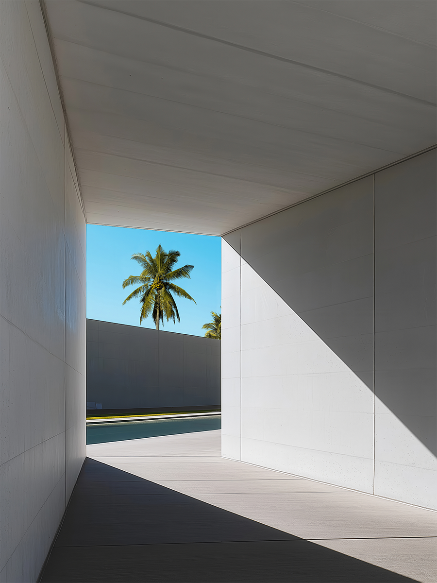 Quadro Decorativo Arquitetura Tropical 2