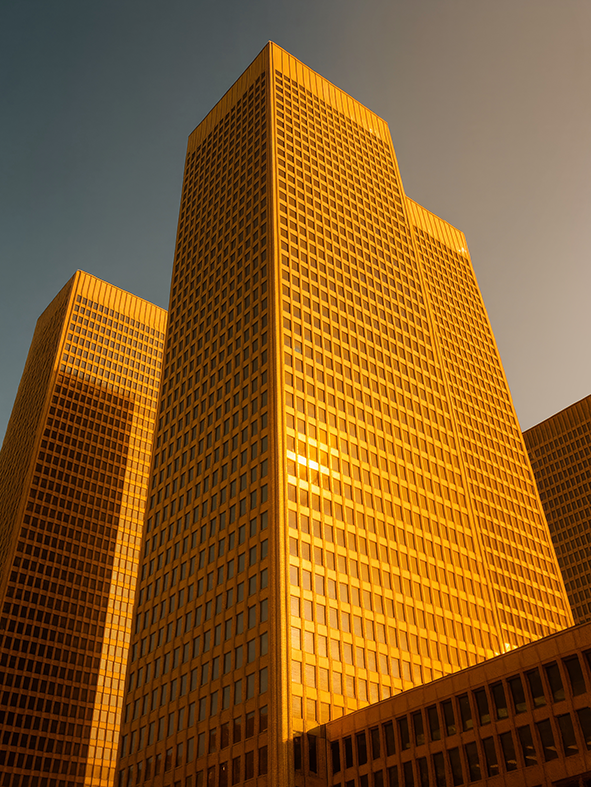 Quadro Decorativo Golden City 1