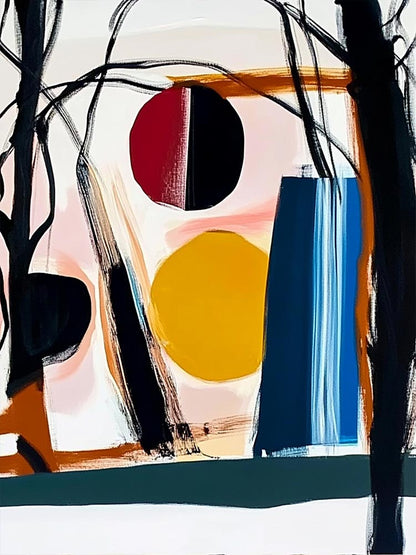 Floresta Abstrata com Onça B