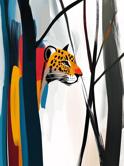 Floresta Abstrata com Onça C