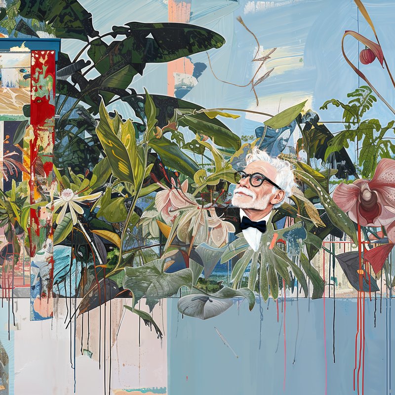 Quadro Decorativo Freud Garden B