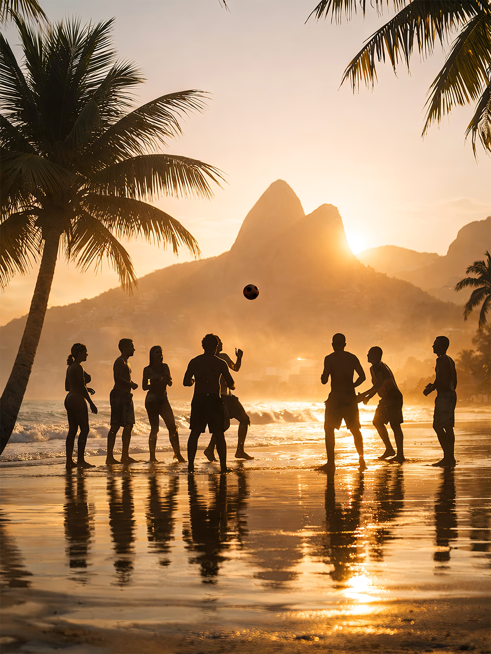 Futebol na praia