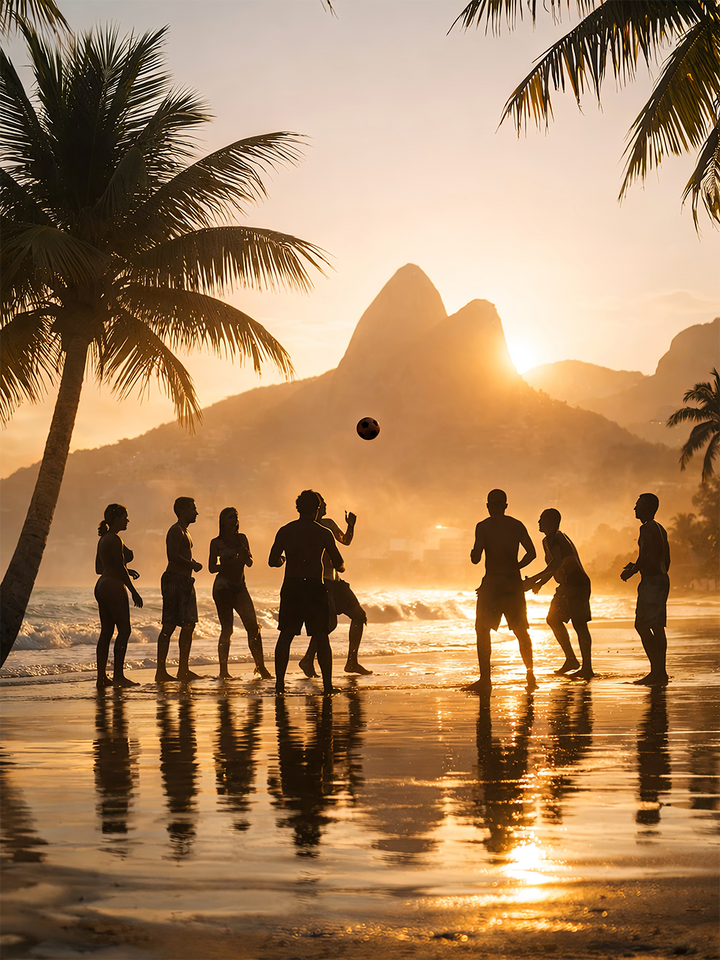 Futebol na praia