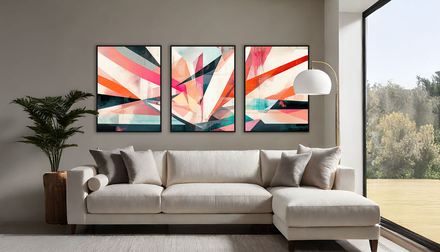 Quadro Decorativo Composição - Geométrico Abstrato