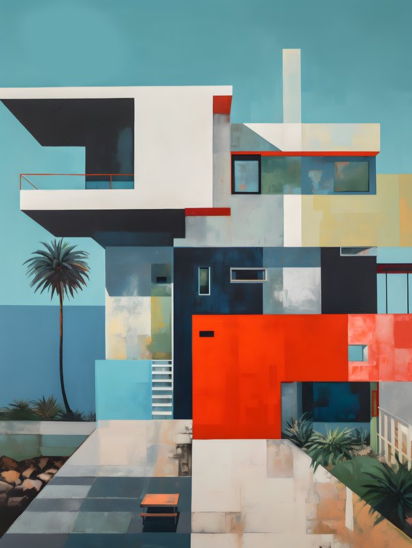 Quadro Decorativo Modern House 2