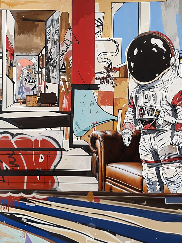Quadro Decorativo No Mundo da Lua C
