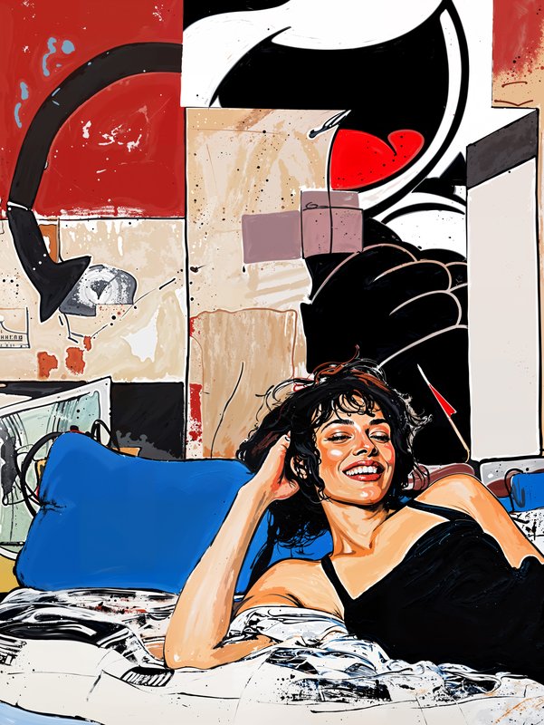 Quadro Decorativo Rindo a Toa C