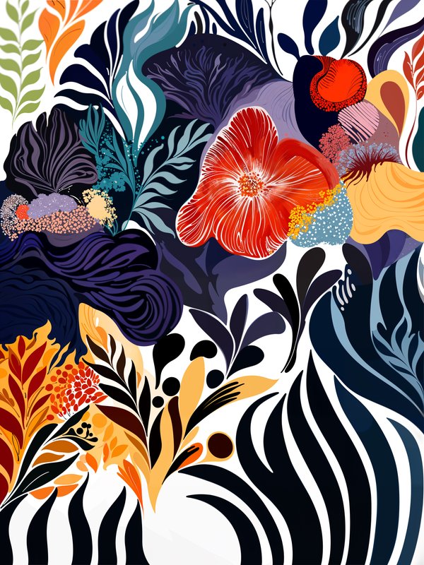 Quadro Decorativo Sub Organic 5C