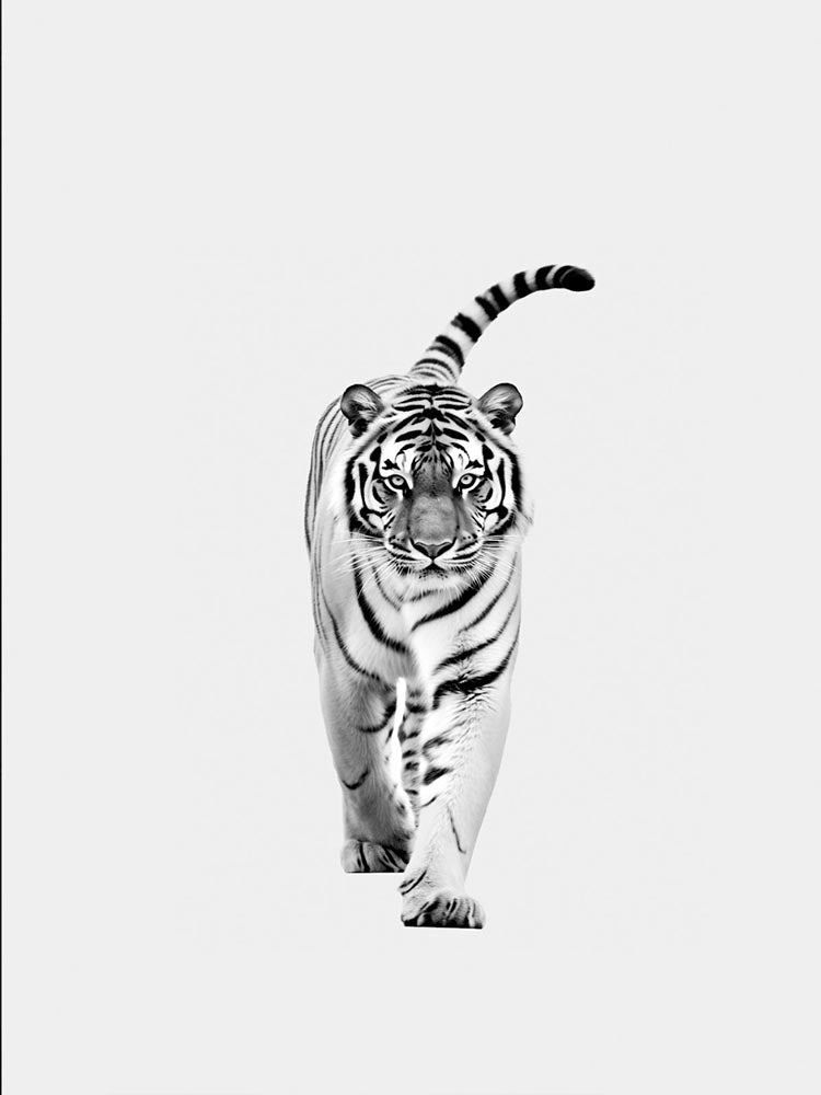 Quadro Decorativo Tigre PB
