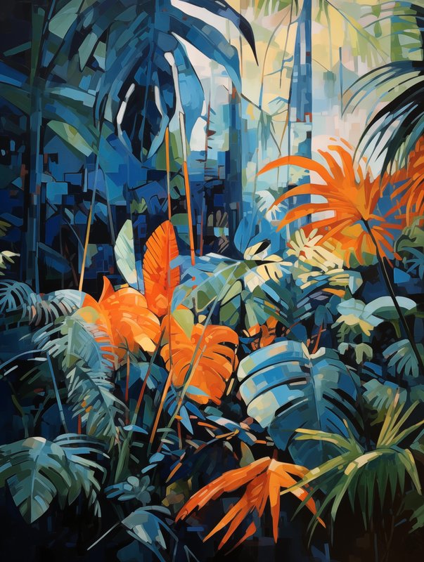 Quadro Decorativo Tropicana 3A