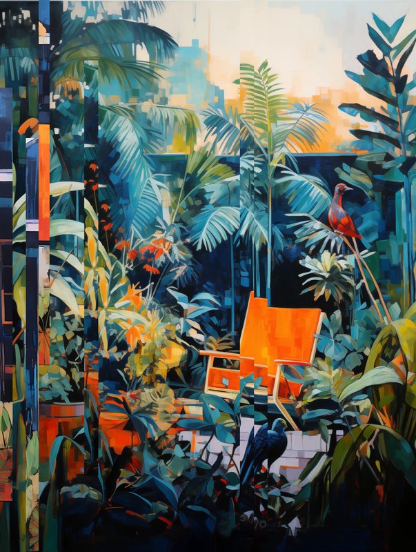 Quadro Decorativo Tropicana 9C