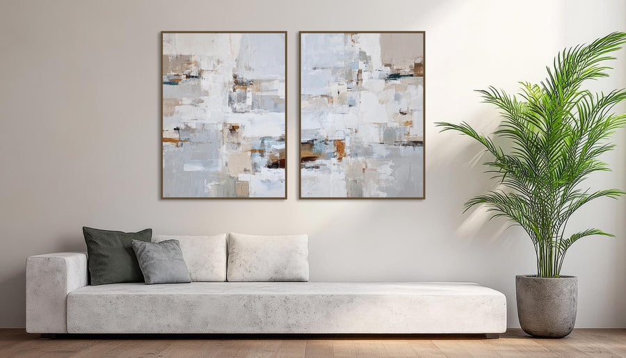 Quadro Decorativo Composição - Pintura Abstrata 10