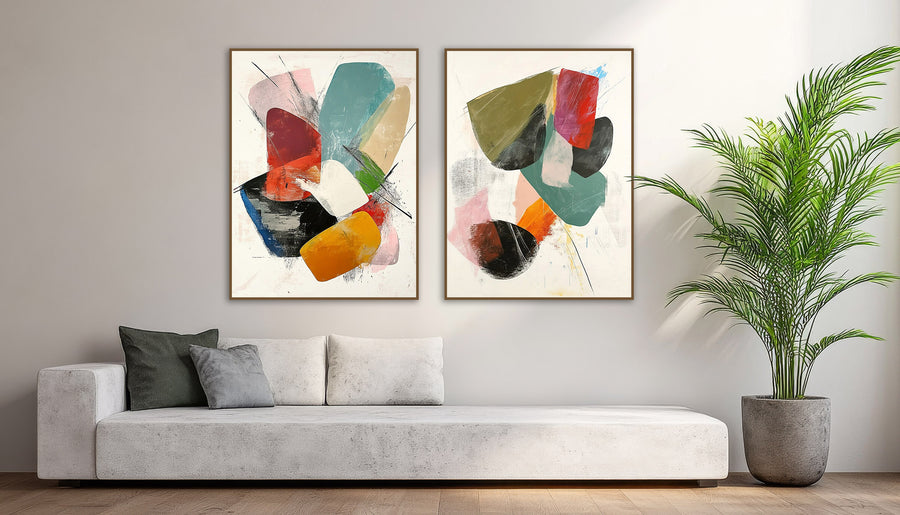 Quadro Decorativo Composição - Arte Abstrata 01