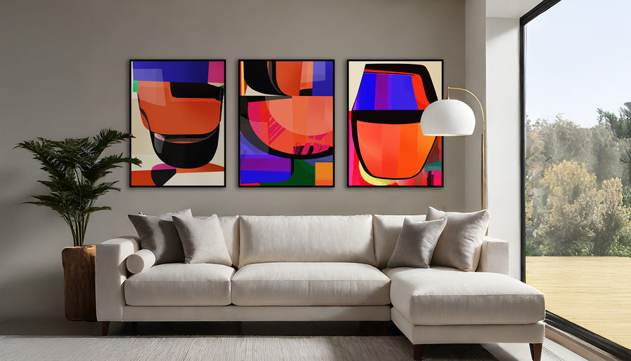 Quadro Decorativo Composição - Colorfull