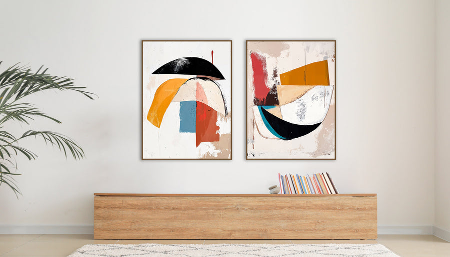 Quadro Decorativo Composição - Arte abstrata 02
