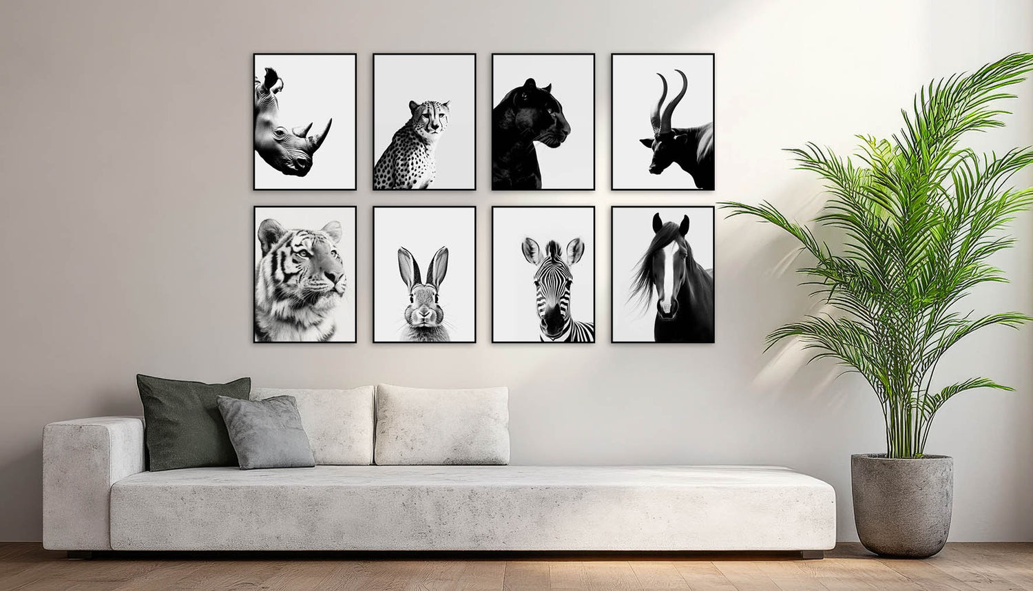 Quadro Decorativo Composição - Animals