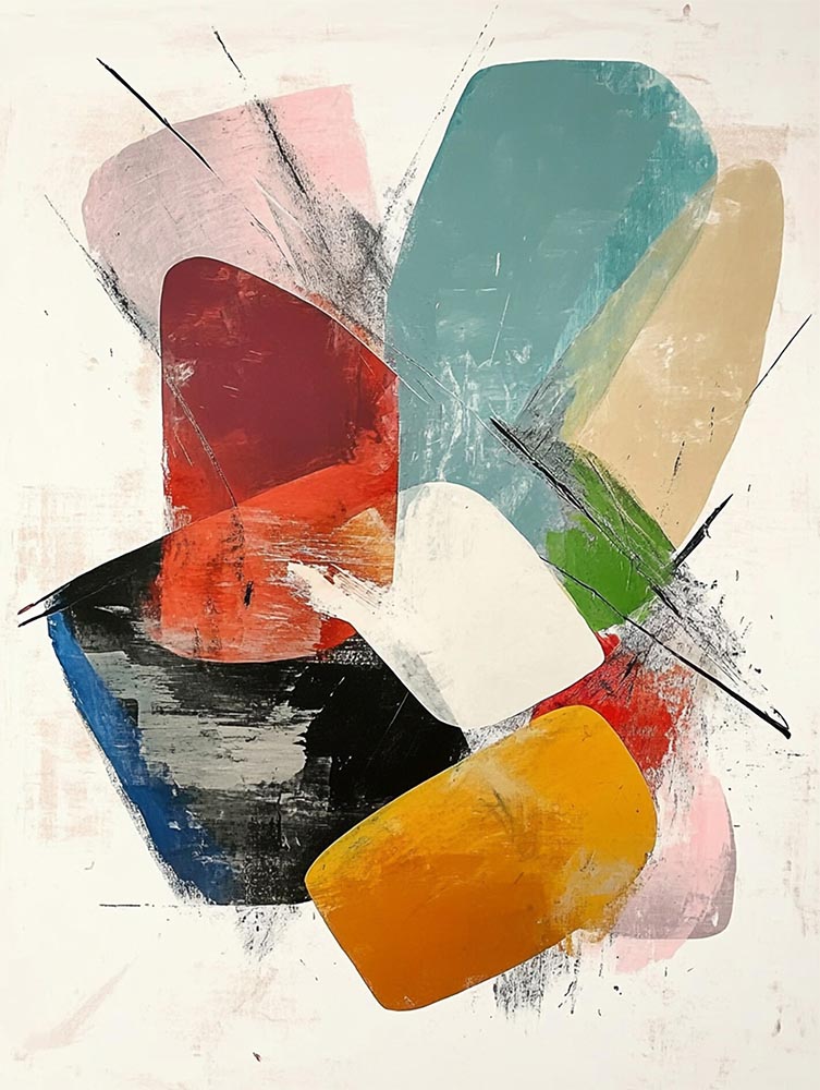 Quadro Decorativo Arte Abstrata 01A