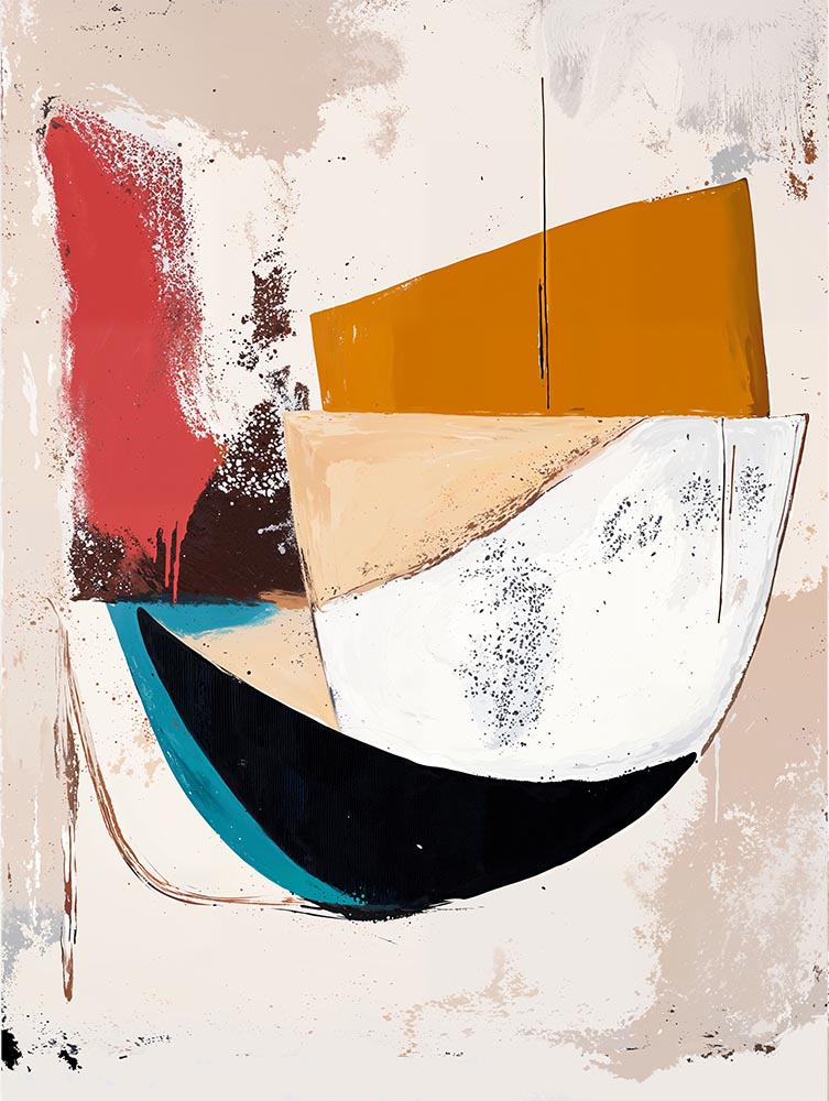 Quadro Decorativo Arte Abstrata 02B