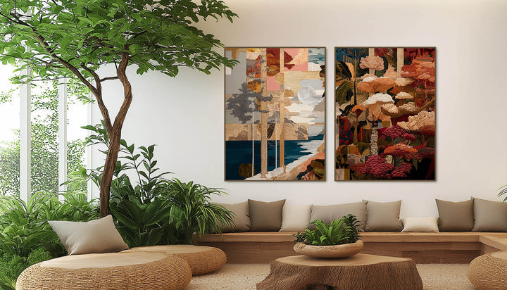 Composição - Floresta Bordada