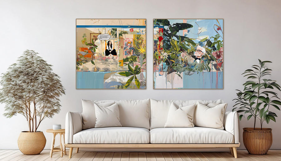Quadro Decorativo Composição - Freud Garden
