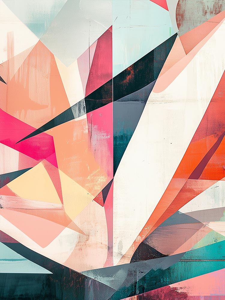 Quadro Decorativo Geométrico Abstrato B