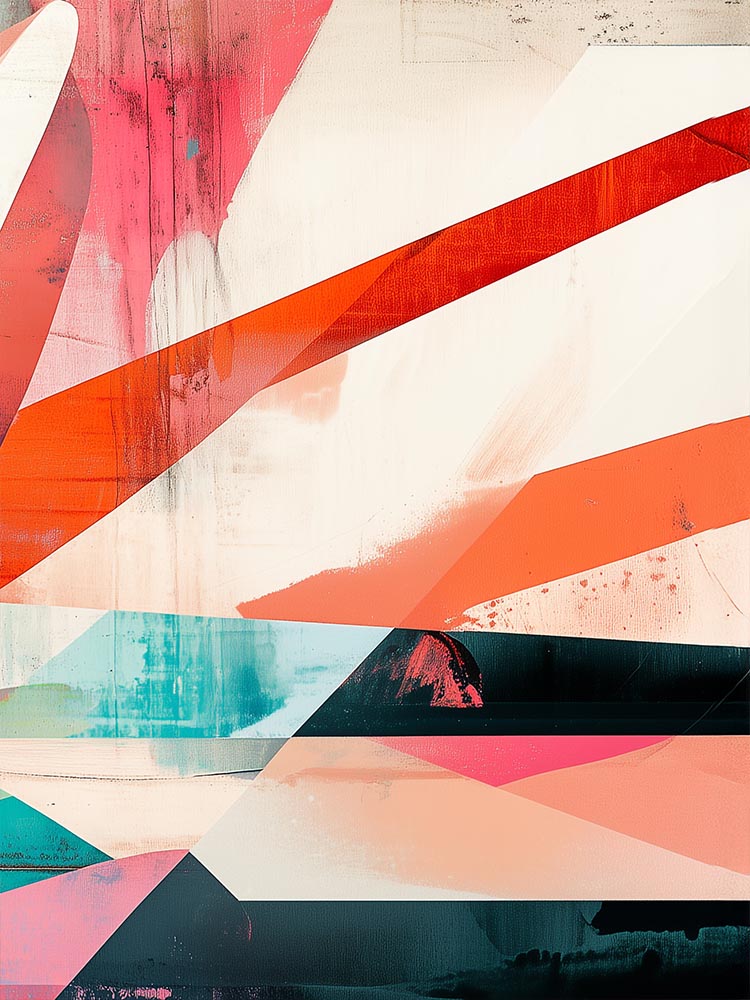 Quadro Decorativo Geométrico Abstrato C