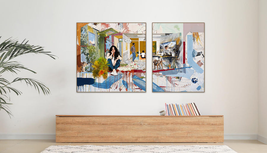 Quadro Decorativo Composição - Go Play