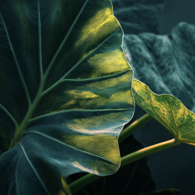 Quadro Decorativo Green Leaves 02