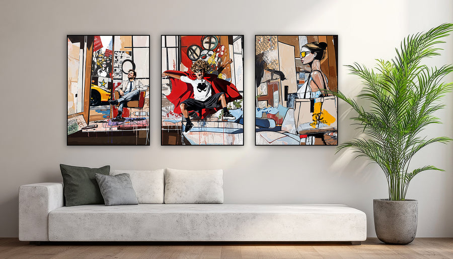 Quadro Decorativo Composição - Heroico