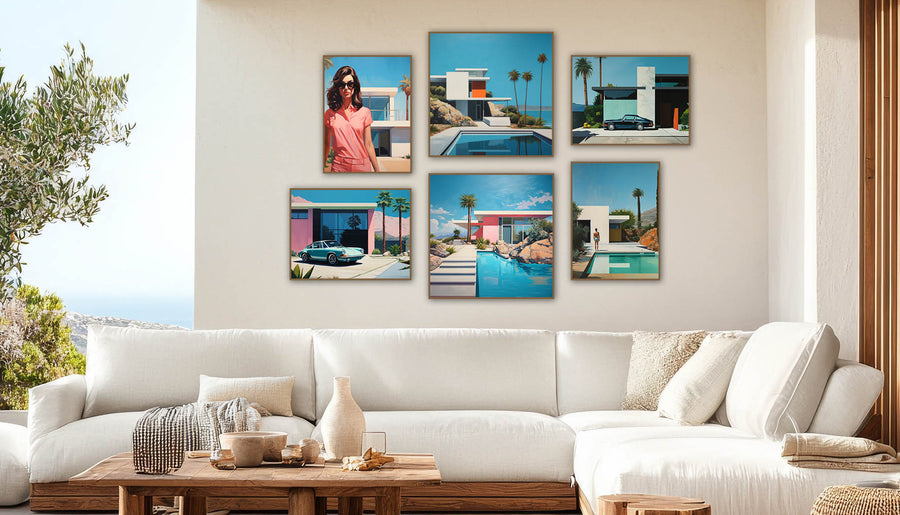 Quadro Decorativo Composição - Palm Springs 02