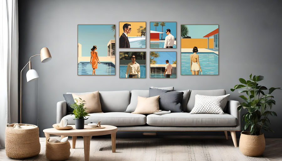 Quadro Decorativo Composição - Palm Springs 1