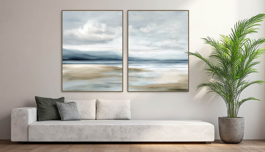 Quadro Decorativo Composição - Landscape Aqua 2