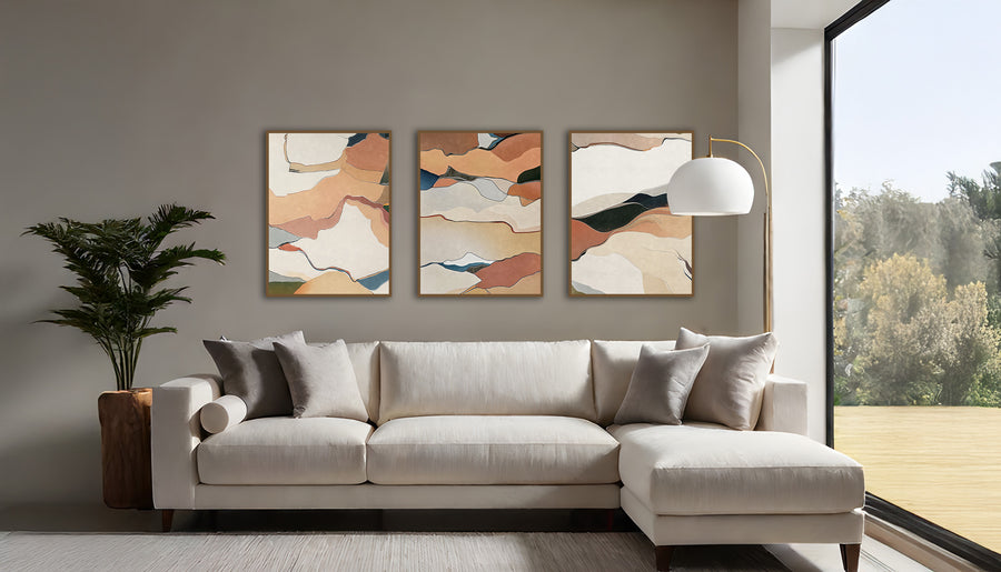 Quadro Decorativo Composição - Paisagem Abstrata