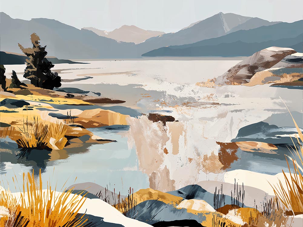 Paisagem com Abstrato 4