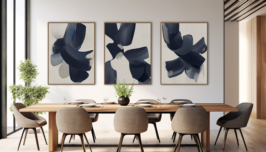 Quadro Decorativo Composição - Pincelada Abstrata
