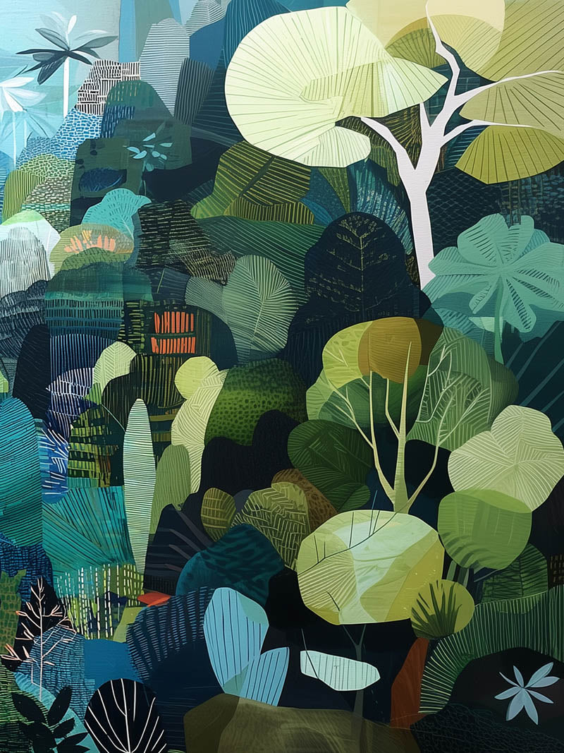 Quadro Decorativo Rainforest B