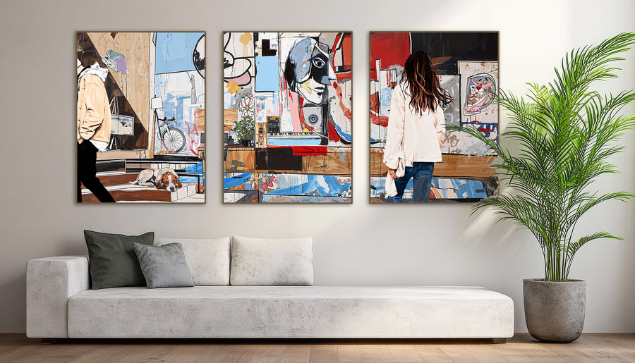 Quadro Decorativo Composição - Taran Taran