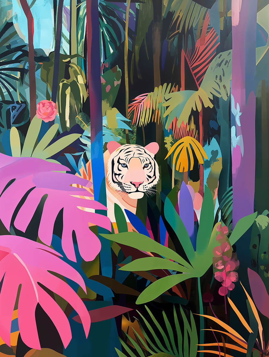 Tigre na Mata Colors