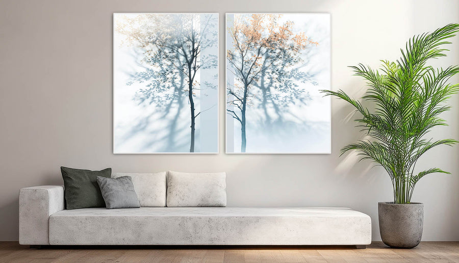 Quadro Decorativo Composição - White Tree
